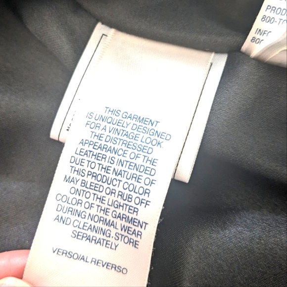 TOMMY HILFIGER Leather Jacket - Picture 4 of 8